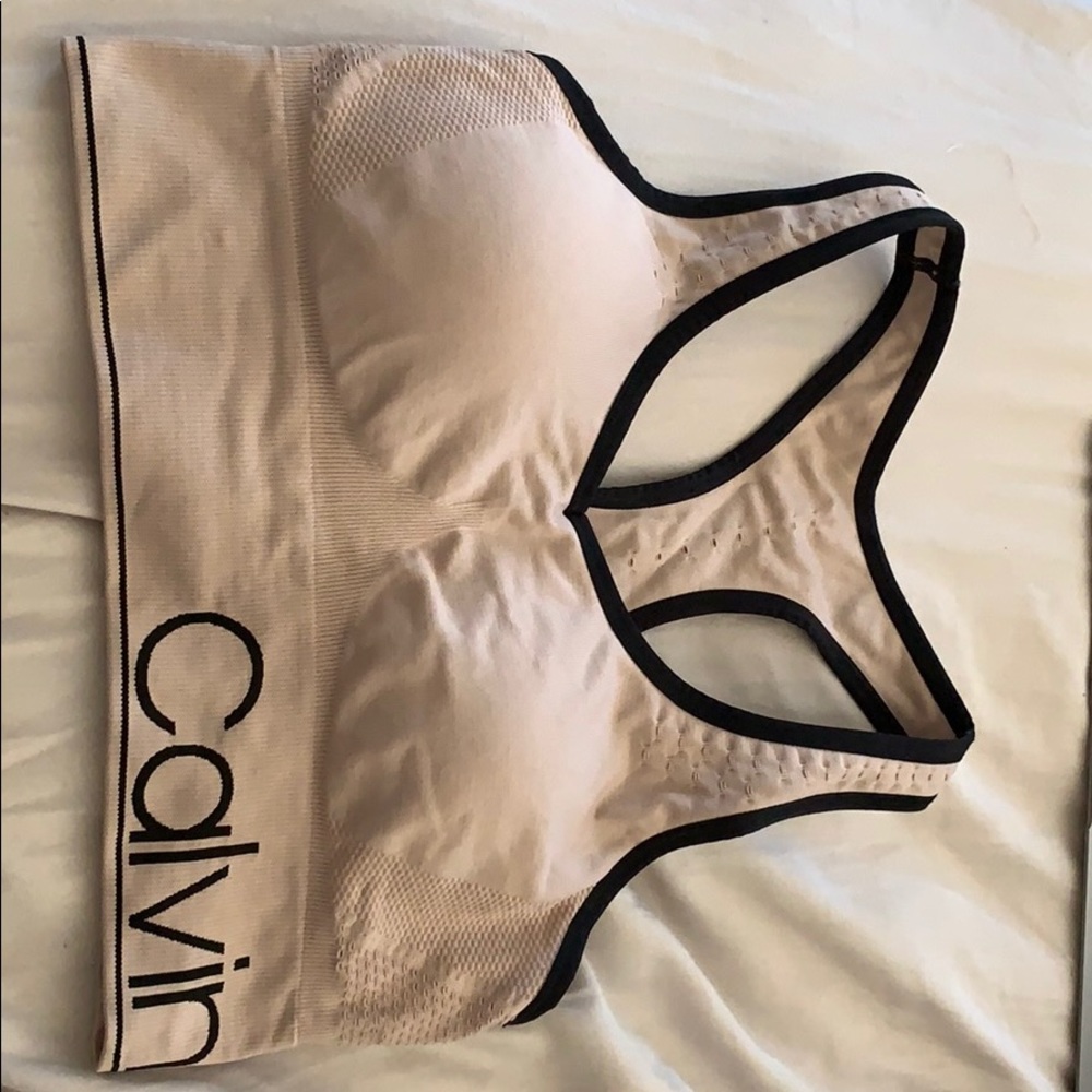 calvin klein sports bra